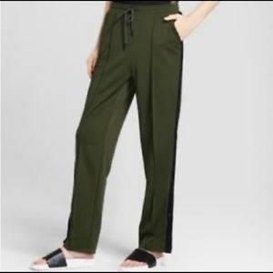 HUNTER FOR TARGET SIDE SNAP TRACK PANTS GREEN Sz L